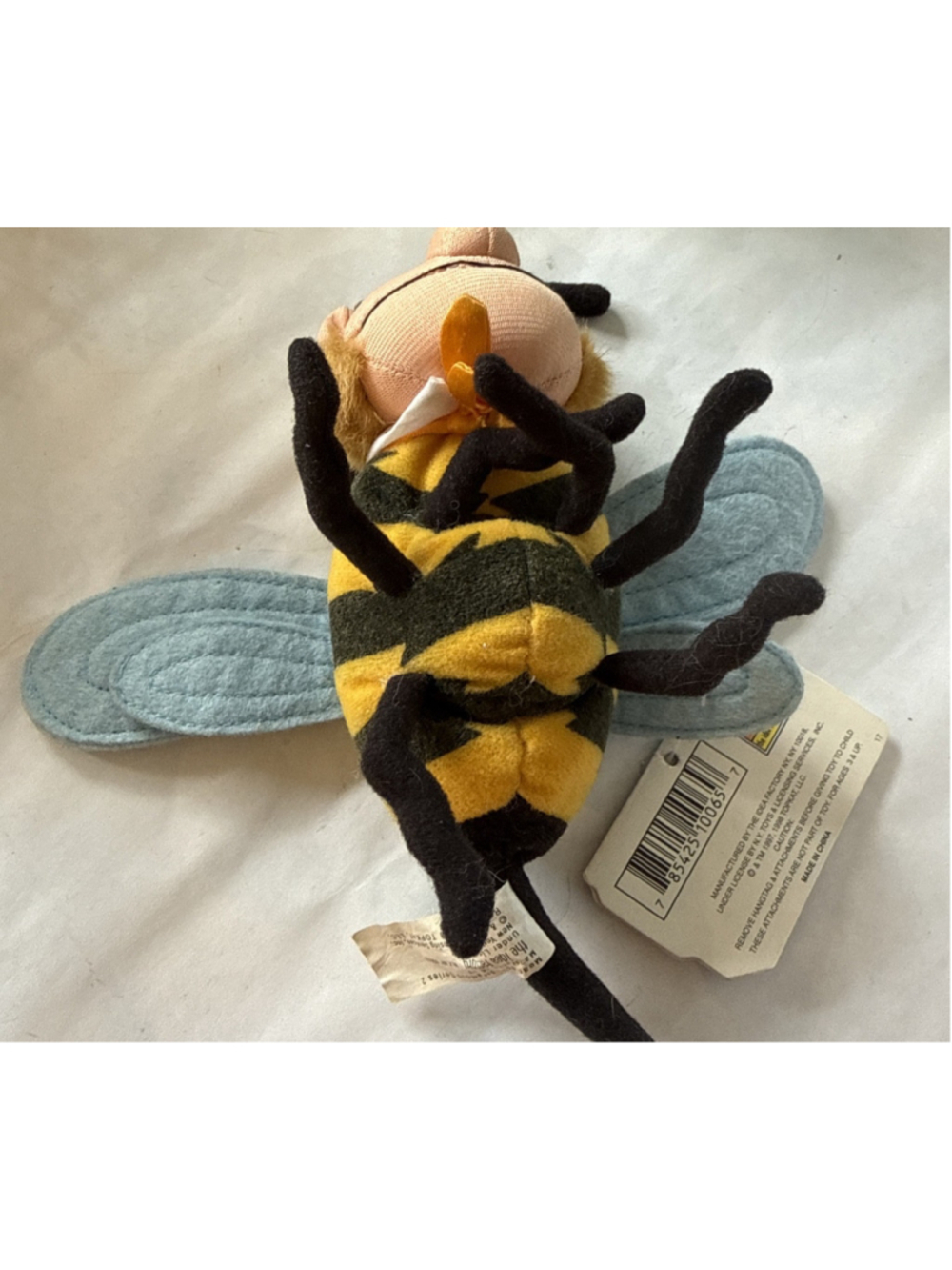 Infamous Meanies Jerry Stinger Bean Bag Plush - Jerry Springer - Bumble Bee - Picture 3 of 7
